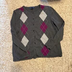 Karen Scott Argyle Cardigan